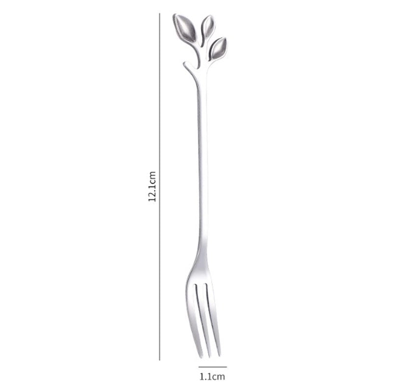 Casual Flower Stainless Steel Spoon