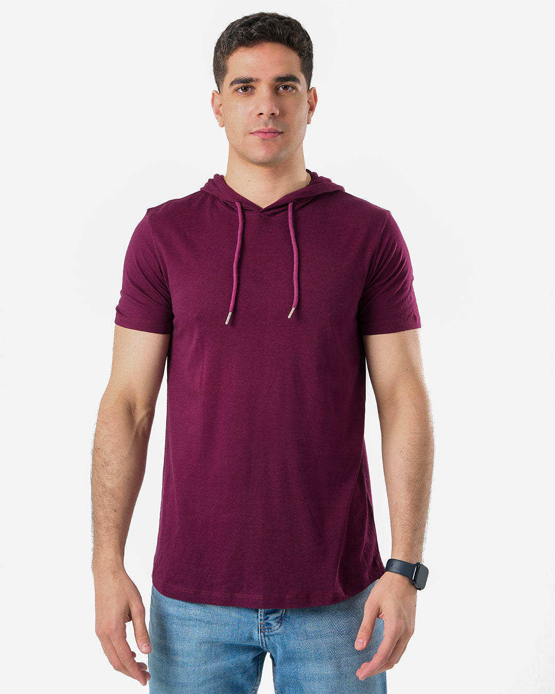 Hooded Men's T-shirt Short Sleeve