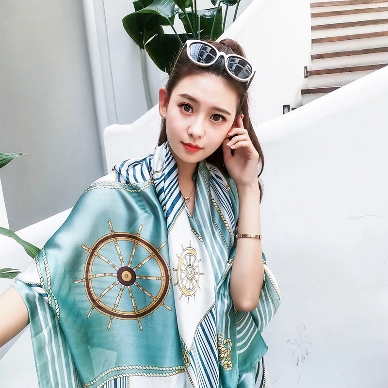 Fashion Silk Scarf (707 Main Color) Nhcj0164-707 Main Color