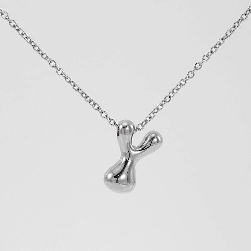 Basic Classic Style Letter 304 Stainless Steel 18K Gold Plated Plating Pendant Necklace