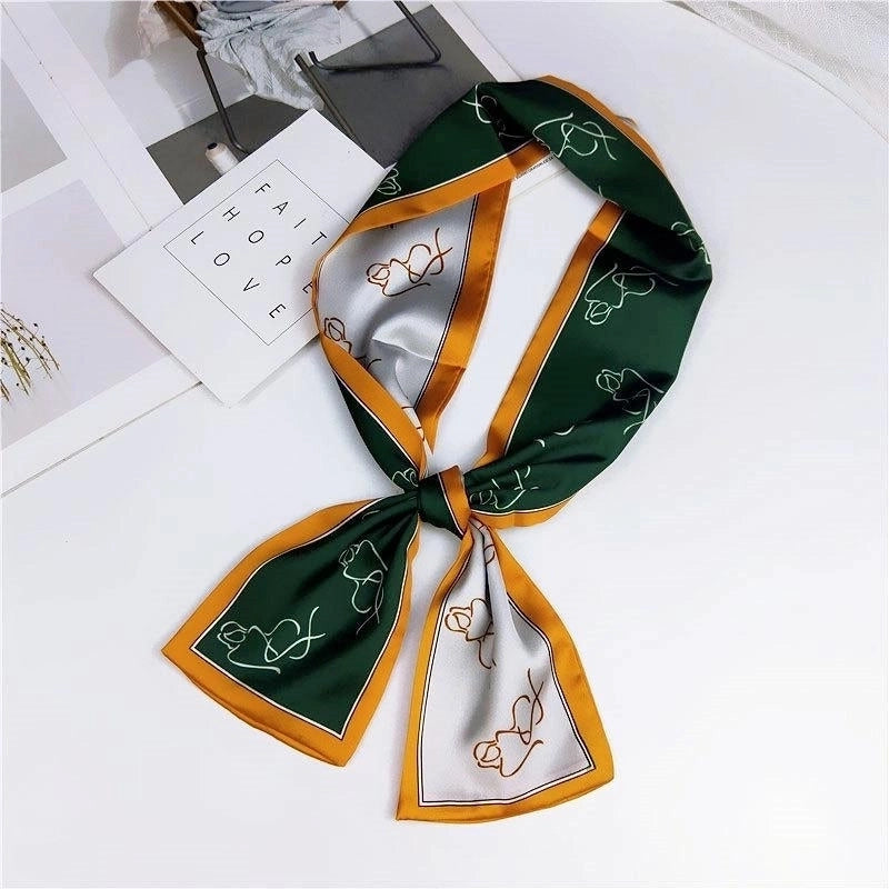 Fashion Double-sided Flat-length Long Scarf Scarf
