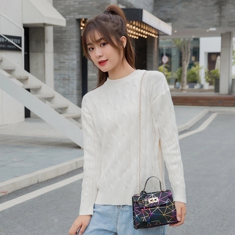 Women's Small All Seasons Pu Leather Fashion Square Bag