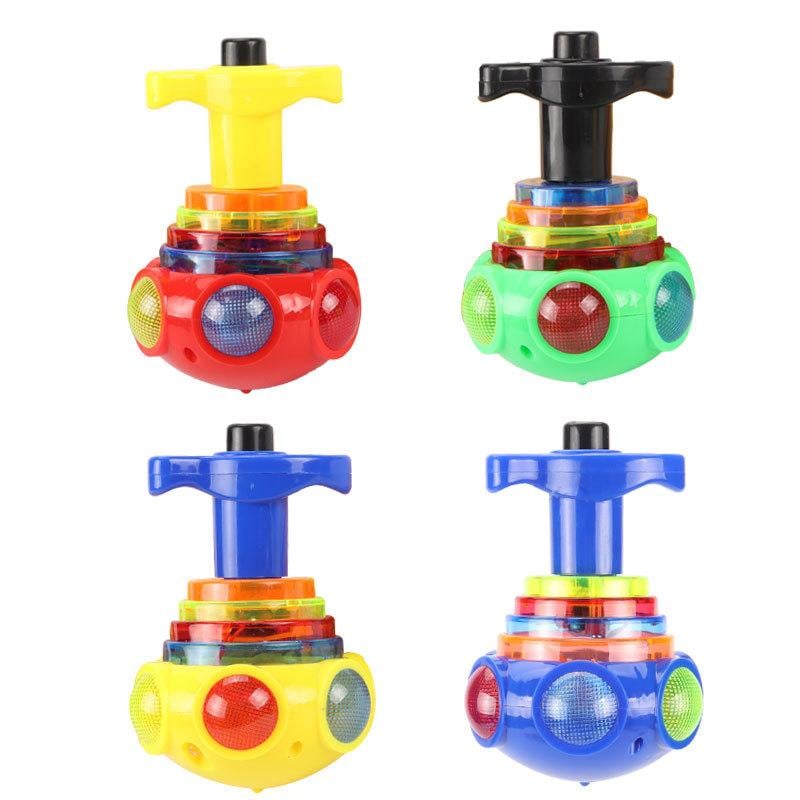 🔥🔥Music Flashing Spinners Toy with Launcher