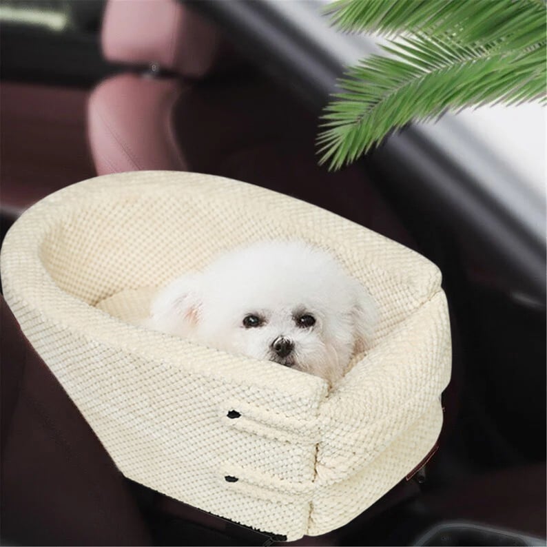 Snuggly-Safe Puppy Car Seat