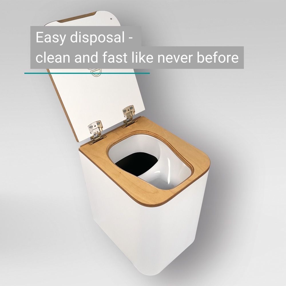 Timber L Composting toilet