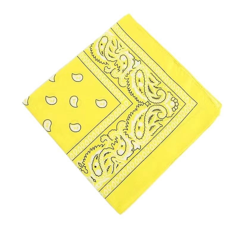 Supply Spot Batch Of Polyester 21g Cashew Flower Scarf Paisley Hip-hop Hip-hop Outdoor Polyester