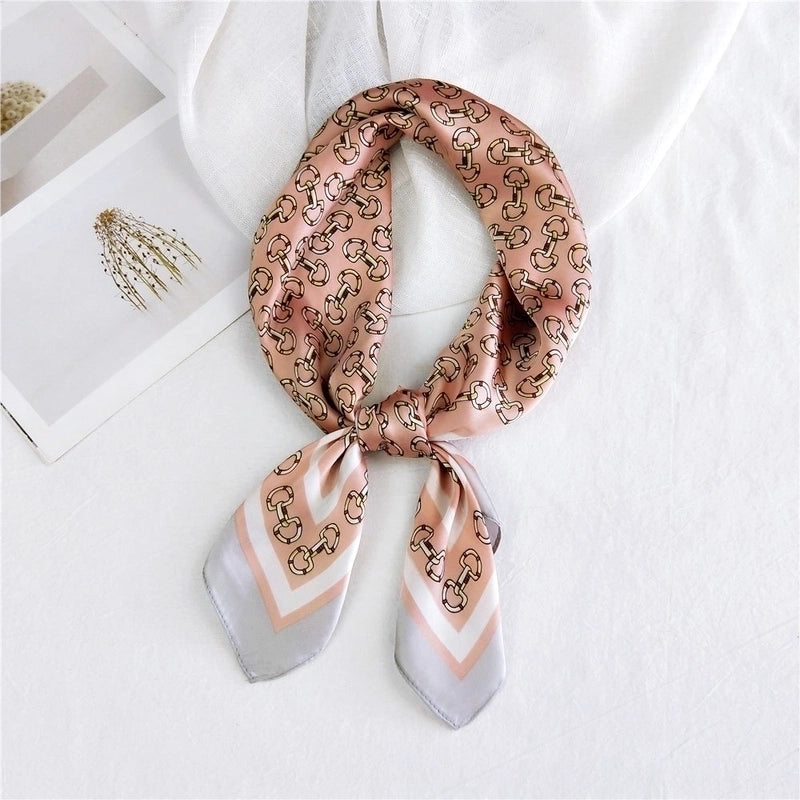 Small Square Scarf Neck Protector Korean Suit Small Scarf