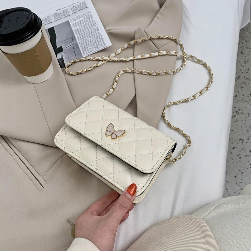 Casual Fashion Rhombic Chain Crossbody Bag