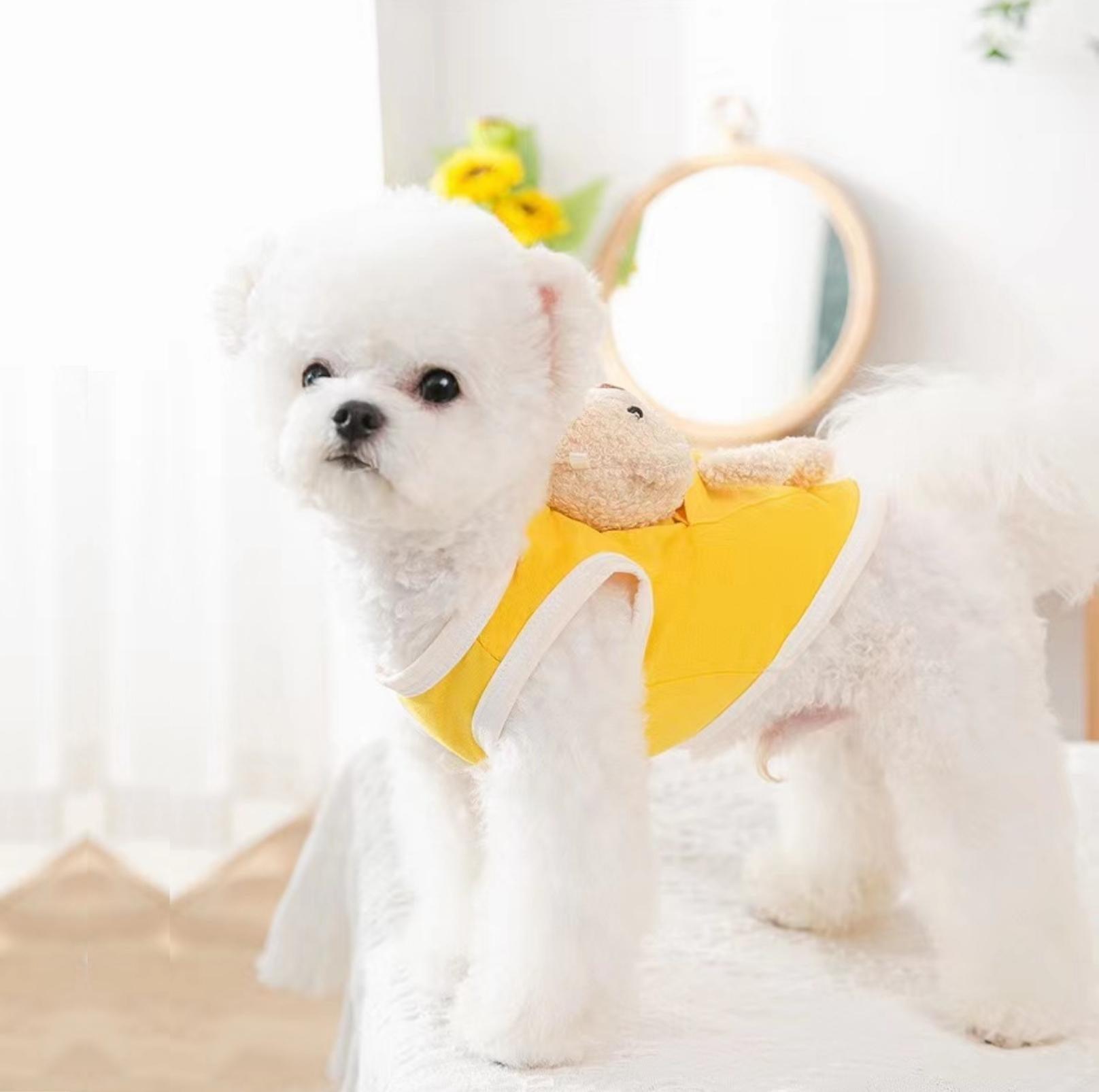 Cute Bear Doll Vest - Soft Costume for Cats & Dogs