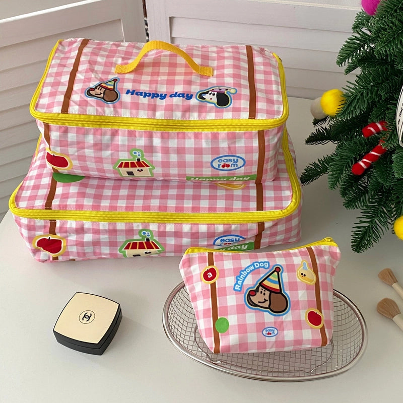 Cute Minimalist Cartoon Cloth Storage Bag