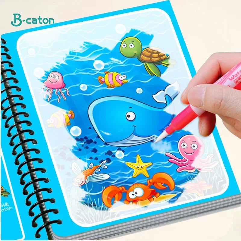 Children Reusable Coloring Book Magic.
