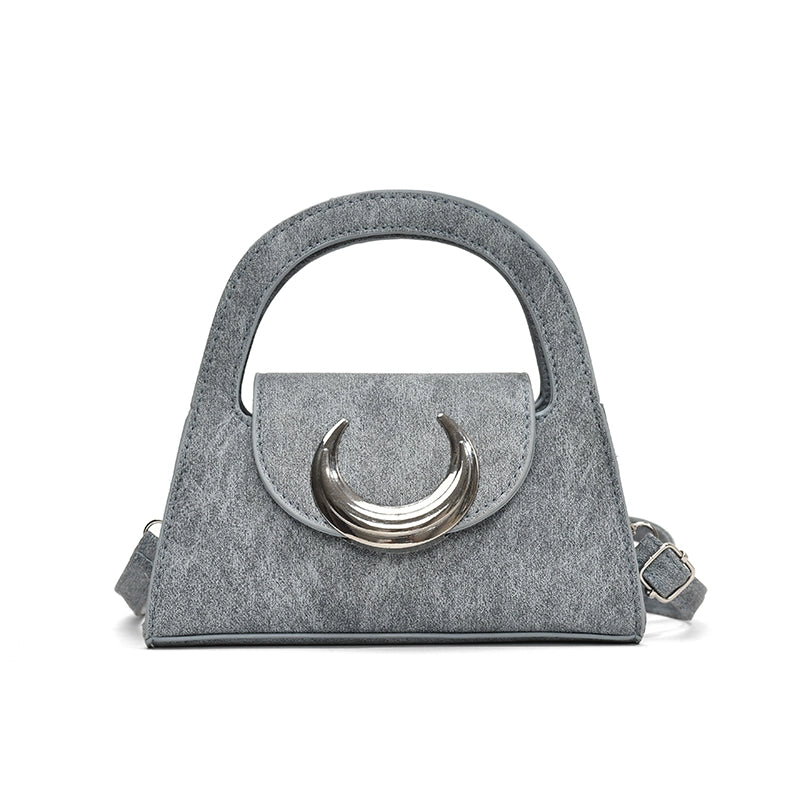 Women's Medium Pu Leather Solid Color Streetwear Flip Cover Crossbody Bag