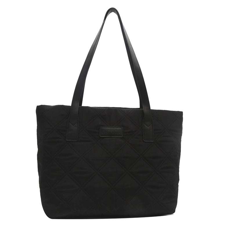 Women's Canvas Solid Color Vintage Style Classic Style Square Zipper Shoulder Bag