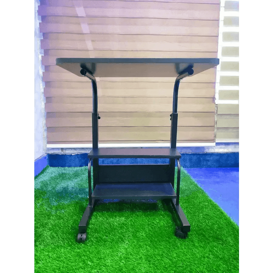 Double layer adjustable table