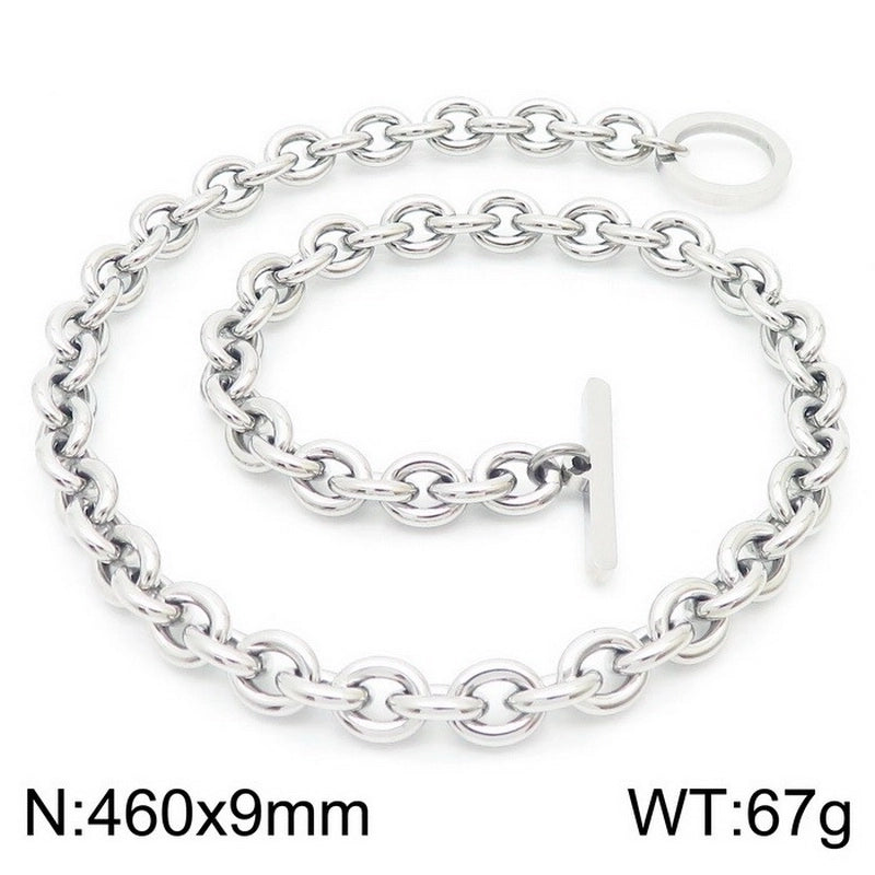 Fashion Geometric Titanium Steel 18K Gold Plated Plating Stainless Steel Jewelry Sets