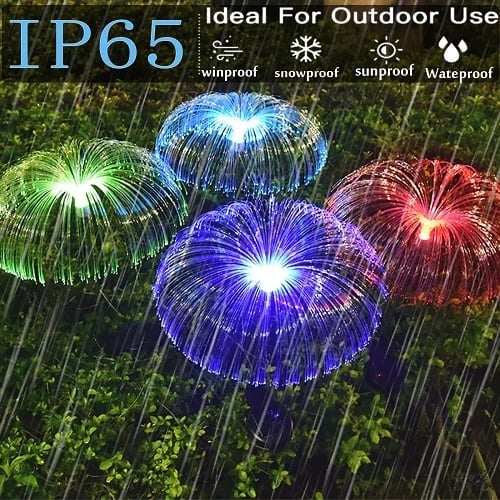 🎄Solar Garden Changing Jellyfish Lights