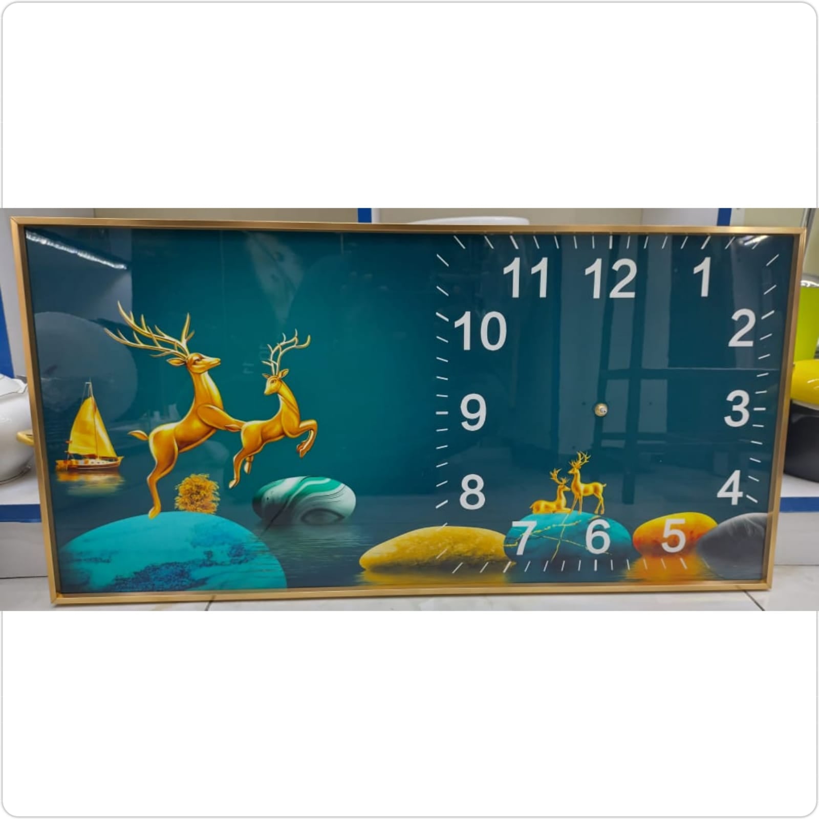 Crystal Porcelain Decorative Wall Clock.