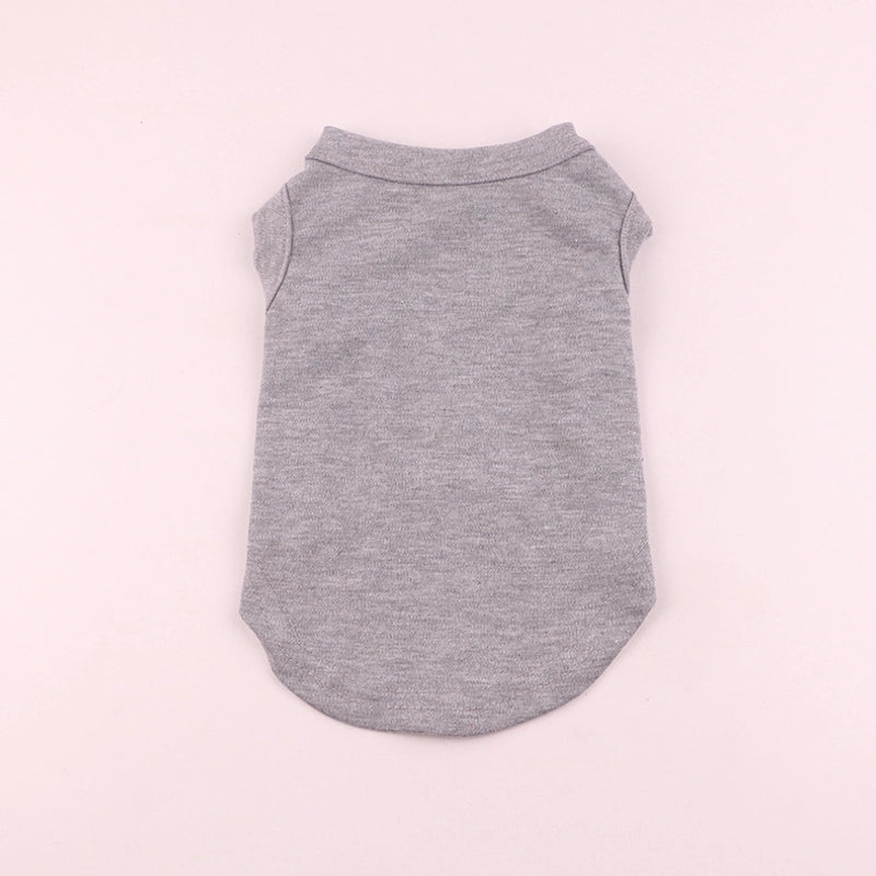 Casual Polyester Solid Color Pet Clothing