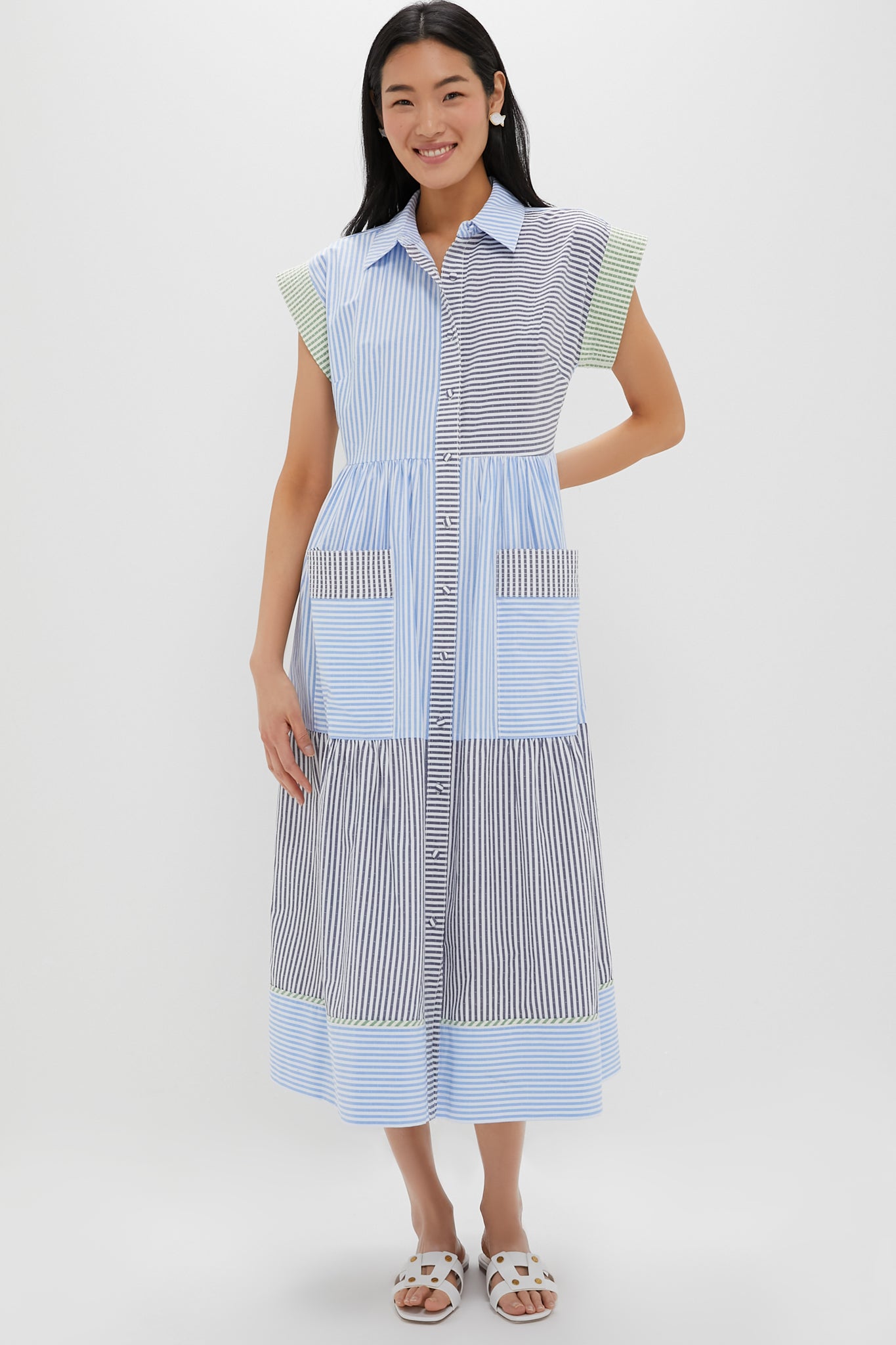 Croquet Stripe Sarah Dress