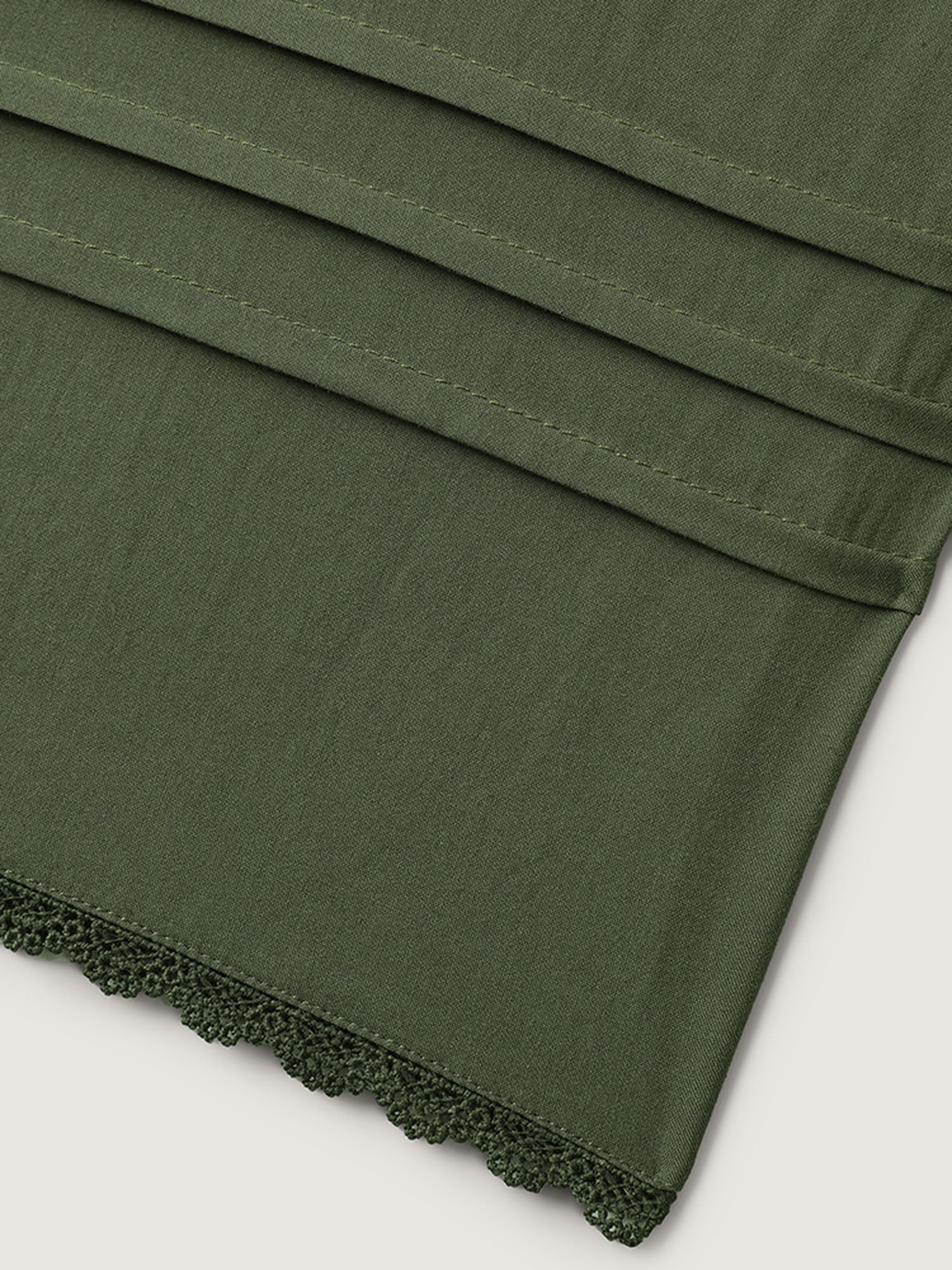 Waist Drawstring Wide-Leg Pleated Pants
