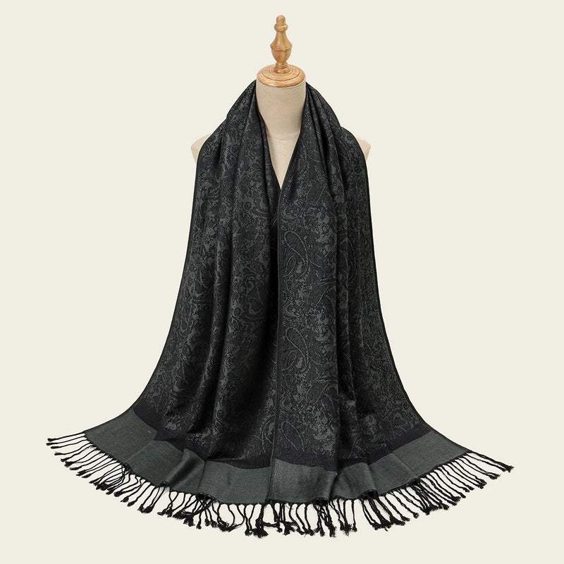 Women's Sweet Solid Color Acrylic Scarf