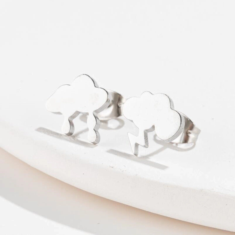 Fashion Geometric Plating 201 Stainless Steel No Inlaid 18K Gold Plated Ear Studs