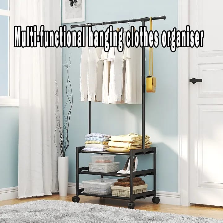 3 LAYERS ATTACHABLE CLOTH RACK