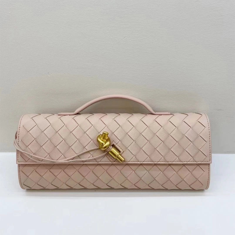 Women's Leather Solid Color Streetwear Square Flip Cover Envelope Bag