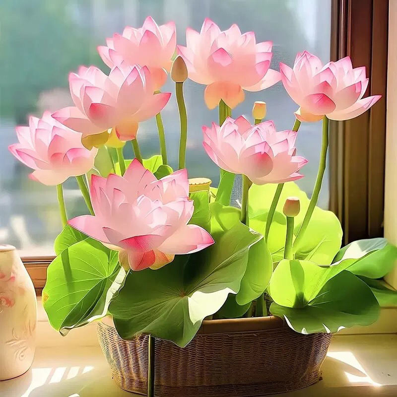 🔥Last Day 75% OFF💐The Sacred Bonsai Bowl Lotus Flower (7 days germination)