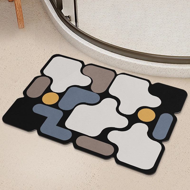 Cute Geometric Diatom Ooze Carpet Bathing