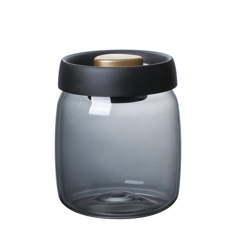 Minimalist Solid Color Glass Storage Container Box