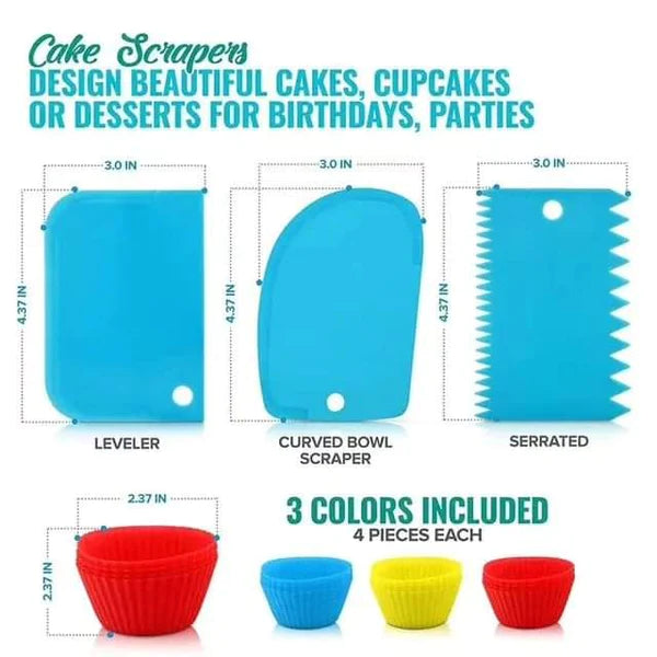 BAKING & CAKE DECORATING TOOLS SET 106 PCS