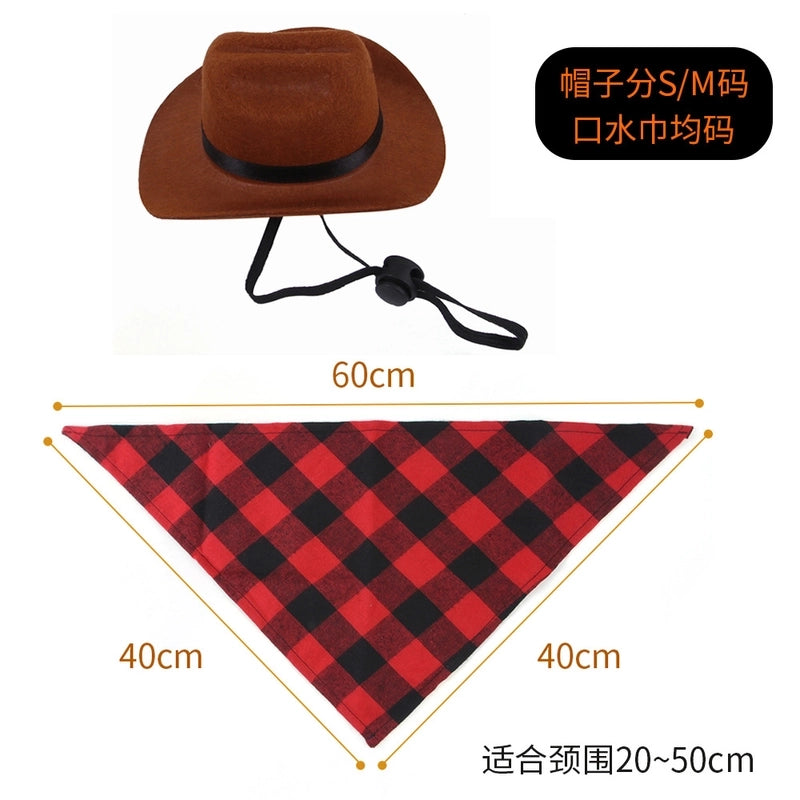 Casual Nonwoven Solid Color Pet Hat 1 Piece
