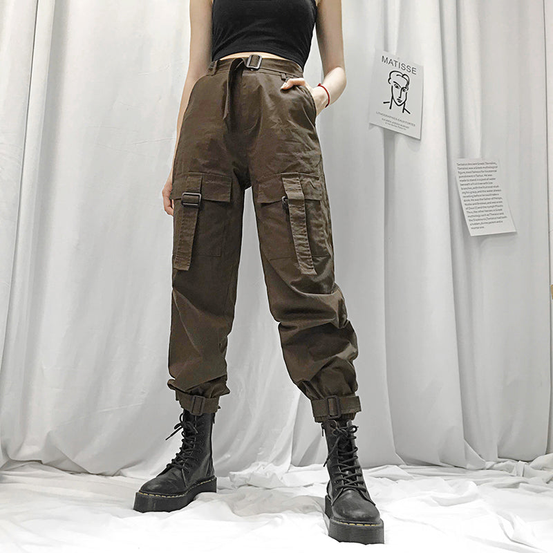 Ulzzang brown pant KF81893