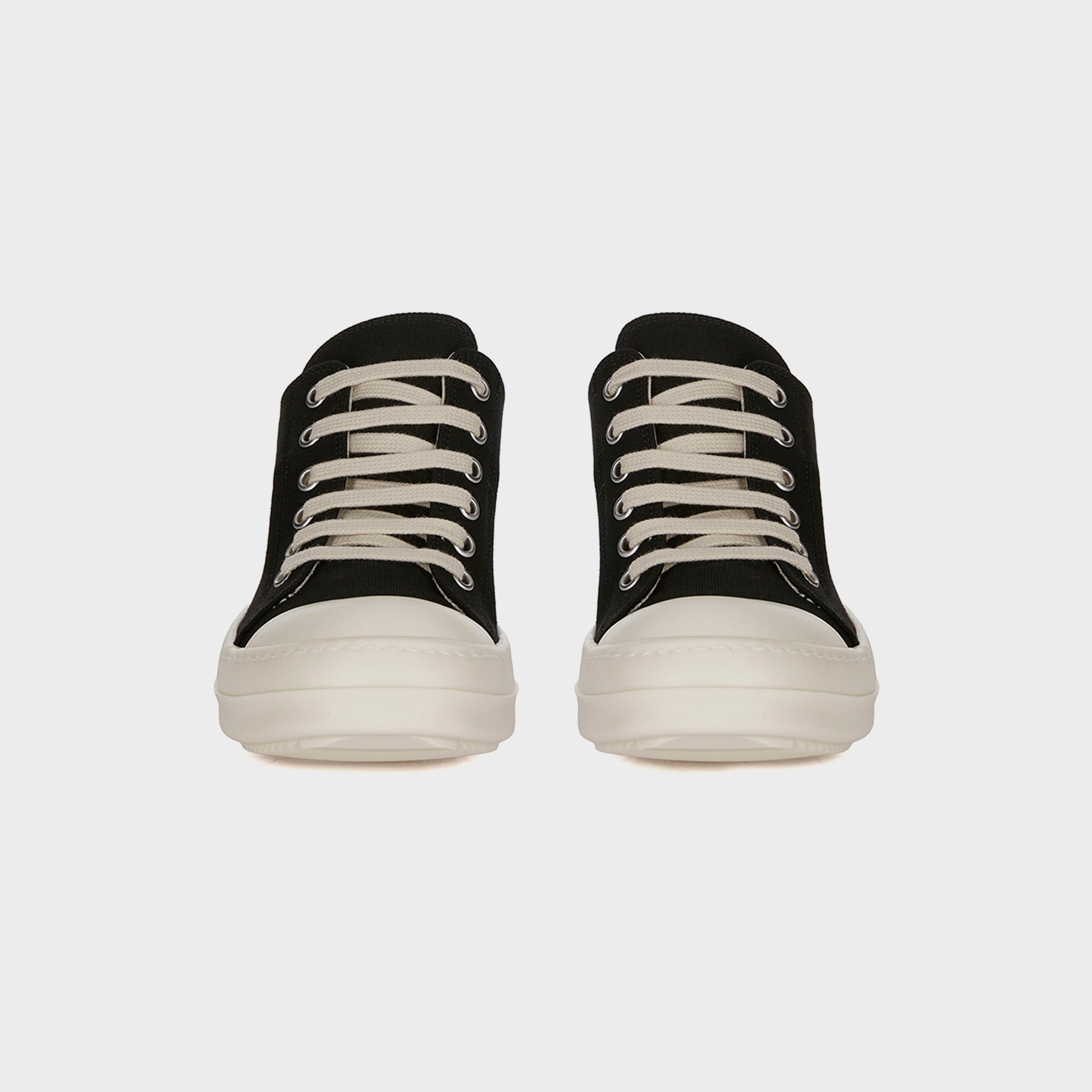 Rick Owens WMNS Low Sneaks Scarpe - Black / Milk