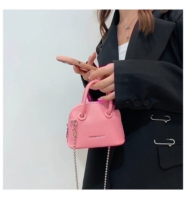 Women's All Seasons Pu Leather Fashion Shoulder Bag Handbag Dome Bag