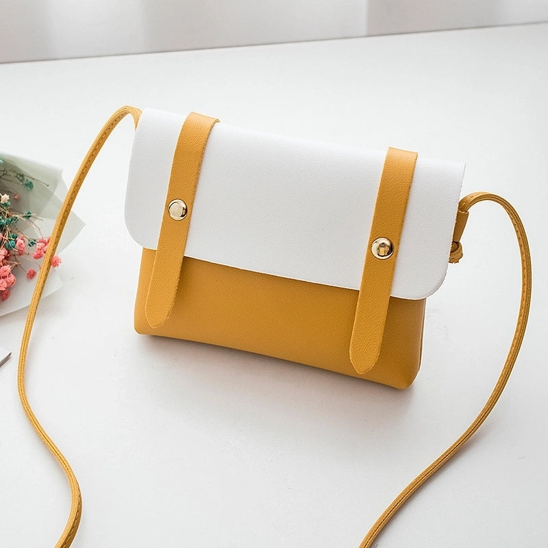 Women's All Seasons Pu Leather Solid Color Elegant Square Magnetic Buckle Square Bag