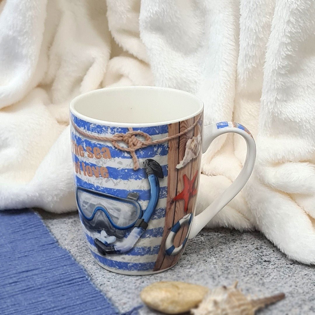 The Sea of Love Porcelain Mugs