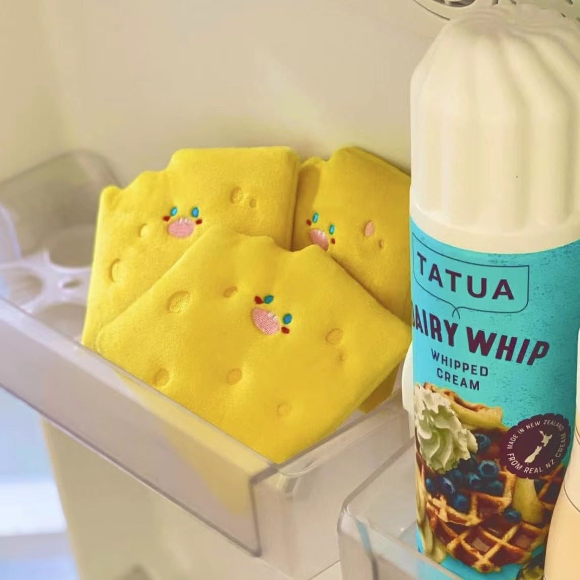 Cheese&Cookie Squeaky Dog Toys