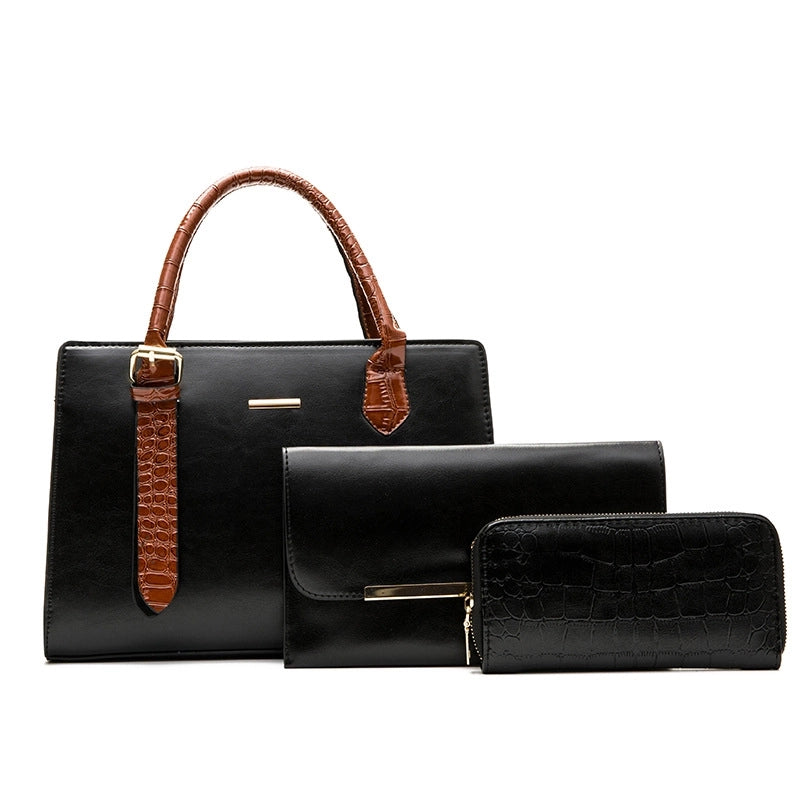 Medium Pu Leather Fashion Bag Sets