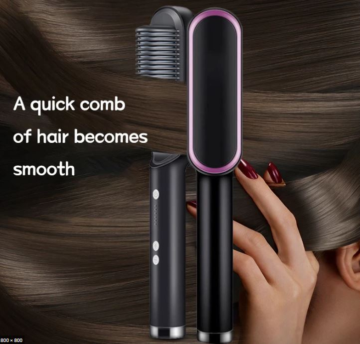 Multifunctional Professional Hair Comb Straighteners Curling Hair Iron