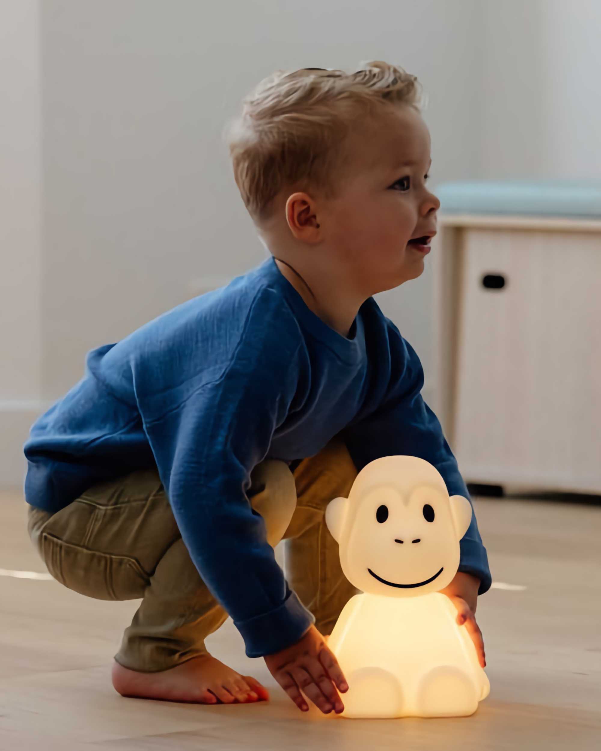 Mr Maria Monkey First Light Dimmable Rechargeable Night Light (23cm)
