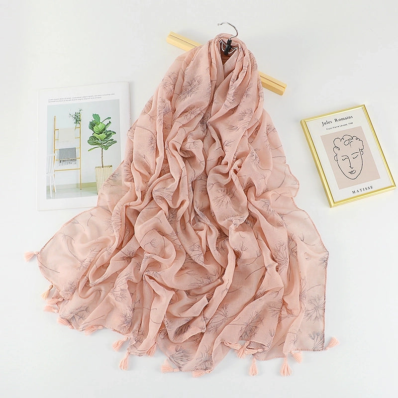 Unisex Vacation Sweet Geometric Polyester Scarf