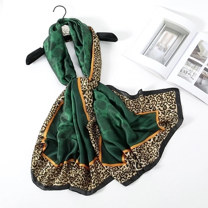 Women's Lady Flower Cloud Brocade Printing Scarf