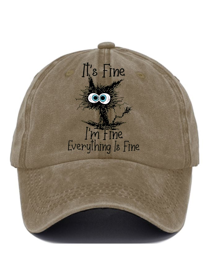 Funny Black Cat Hat