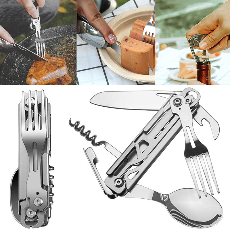 5 in 1 Multifunctional Camping Utensil Set