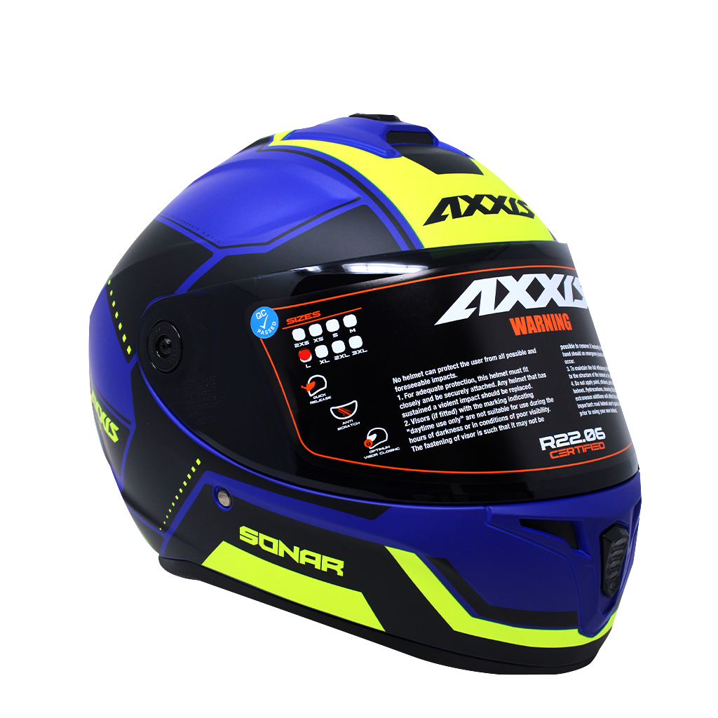 Casco Integral Axxis Draken Azul