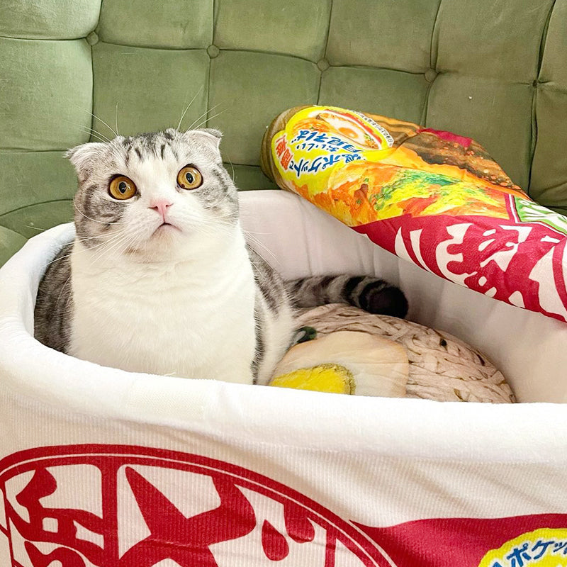 Cup Noodles Cat Bed