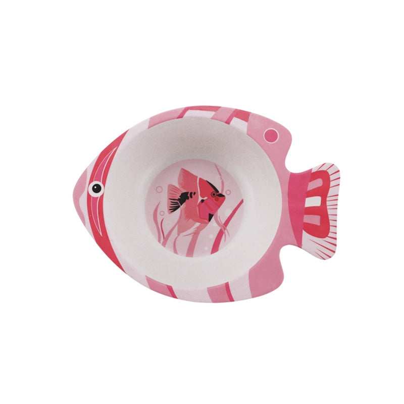 Cute Cartoon Bamboo Fibre Tableware 1 Piece