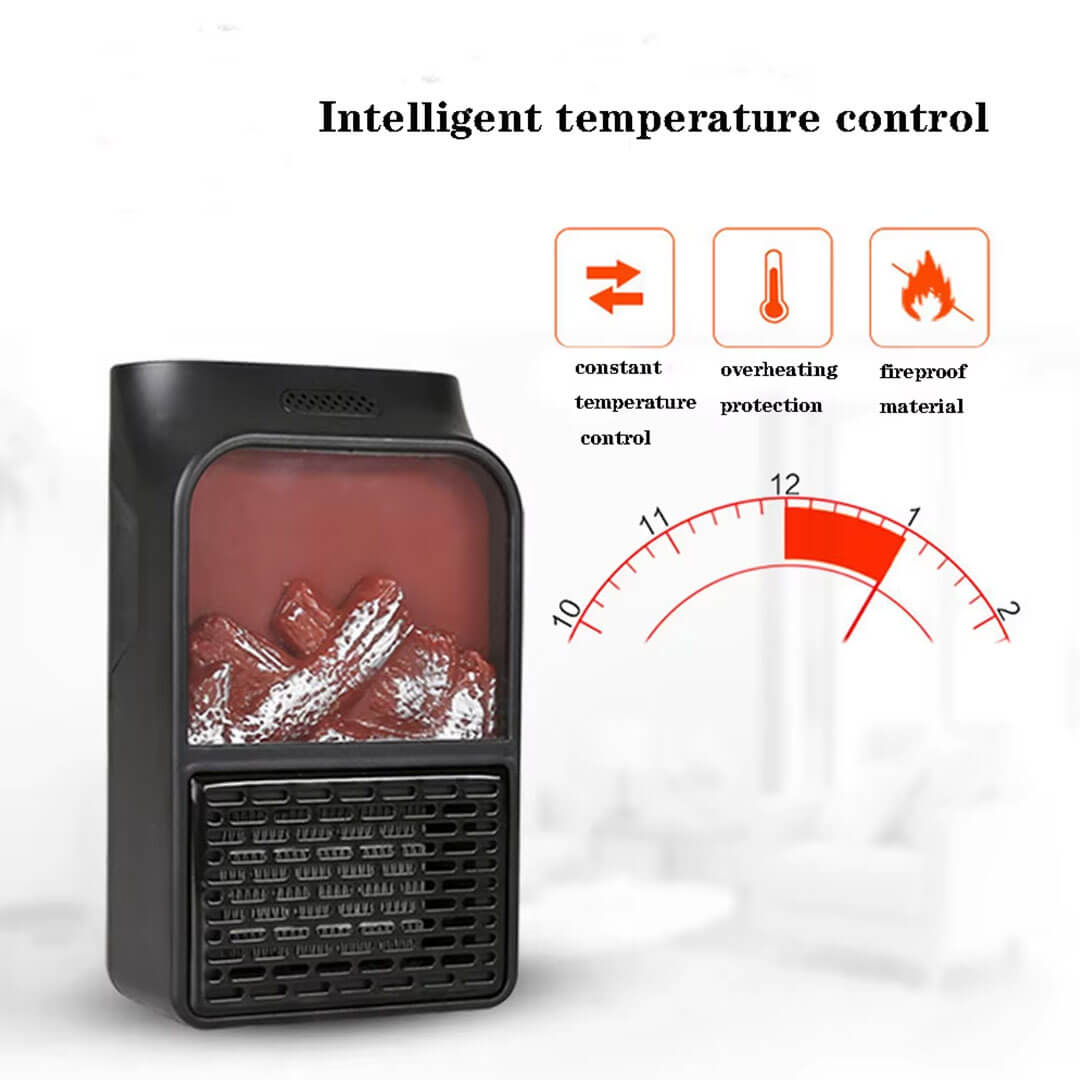 1000W Mini Electric Wall Heater with Remote